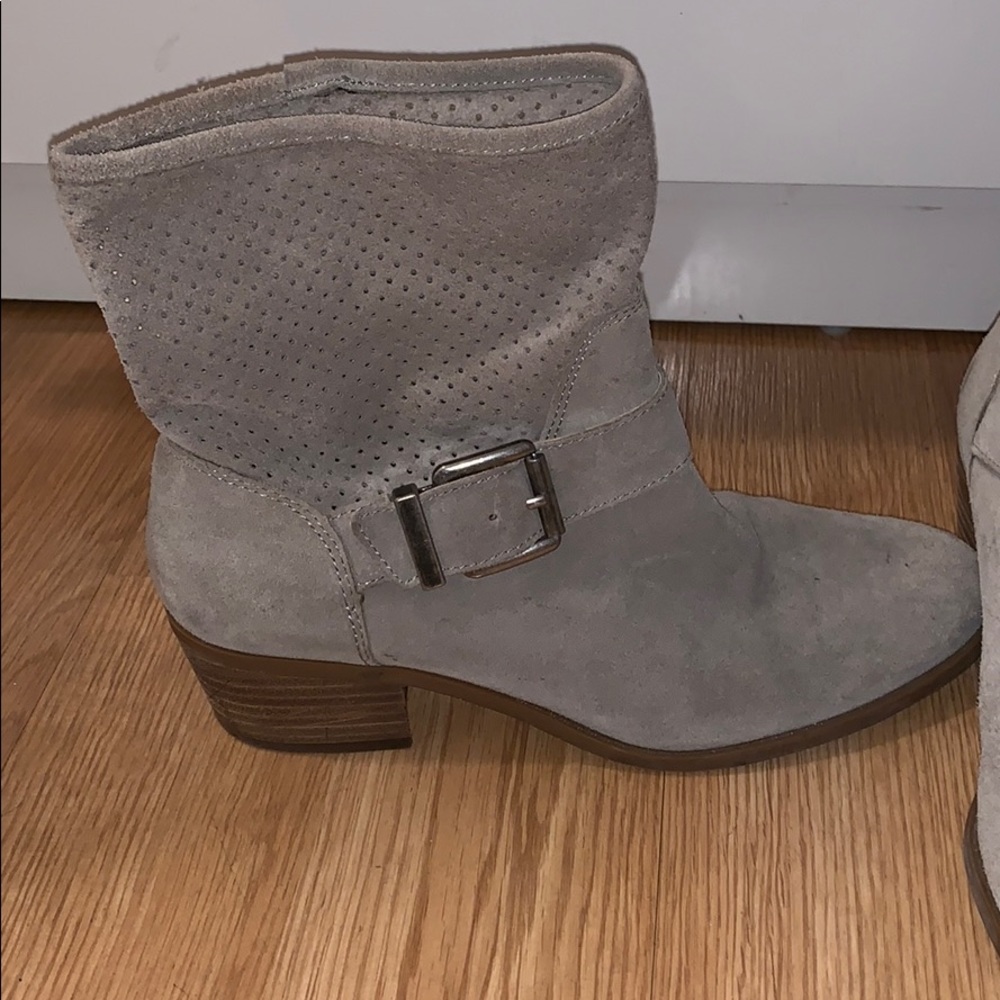 Beige booties